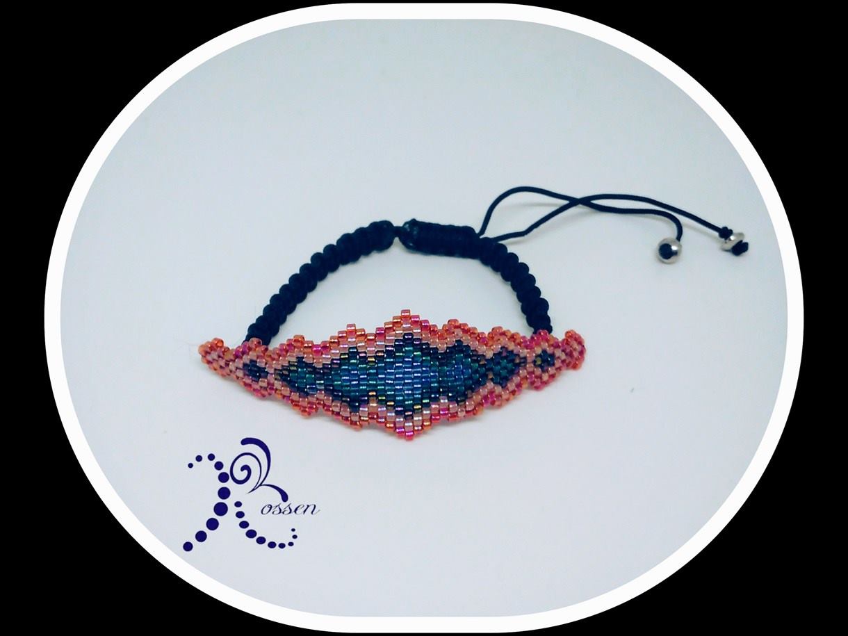 pulsera miyuki macramé