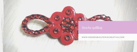 como hacer un broche quilling